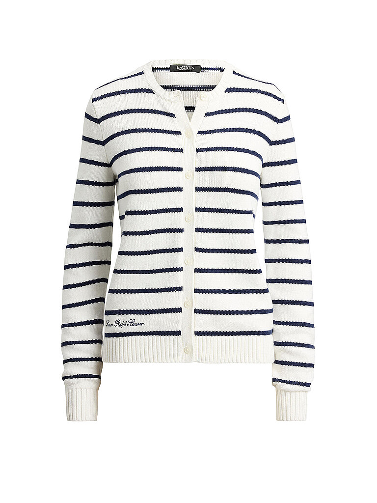 LAUREN RALPH LAUREN Strickjacke RALHAN weiss   XL damen